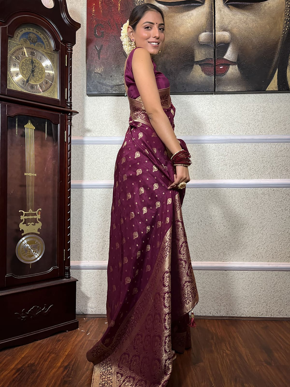 Georgette Silk : Soft Saree