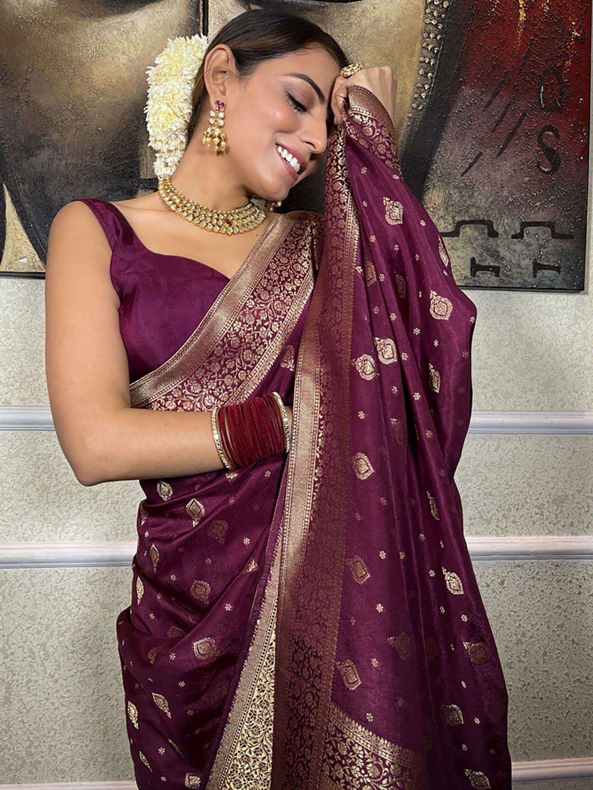 Georgette Silk : Soft Saree