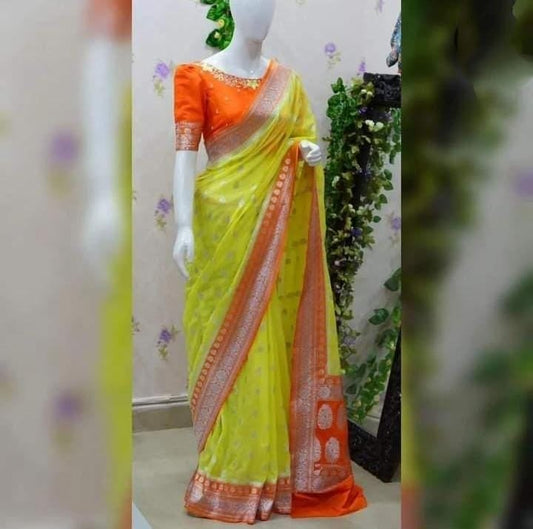 Georgette Silk : Soft Saree