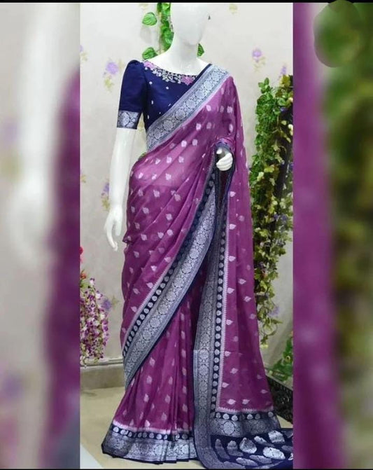 Georgette Silk : Soft Saree