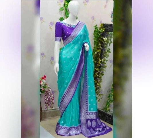 Georgette Silk : Soft Saree