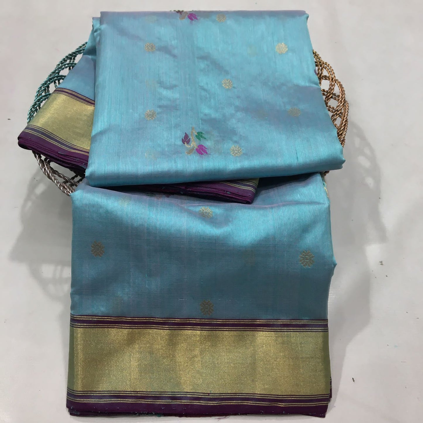 Pure Chanderi Silk Saree : Handloom Woven