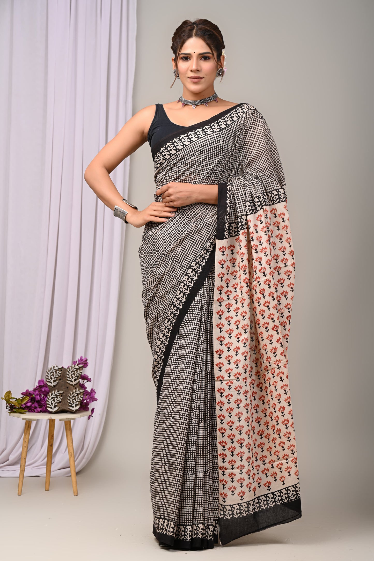 Mulmul Cotton Saree