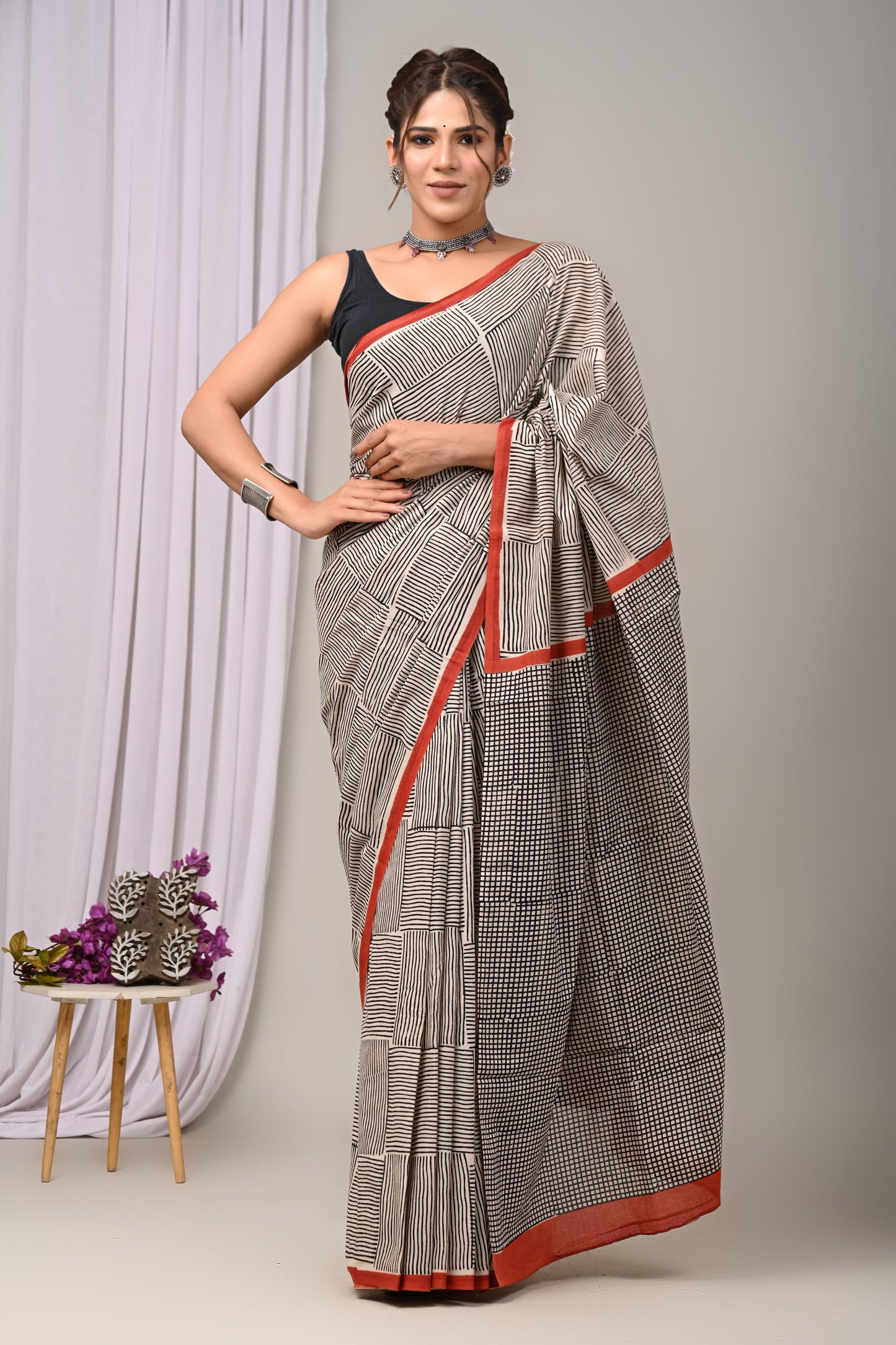 Mulmul Cotton Saree