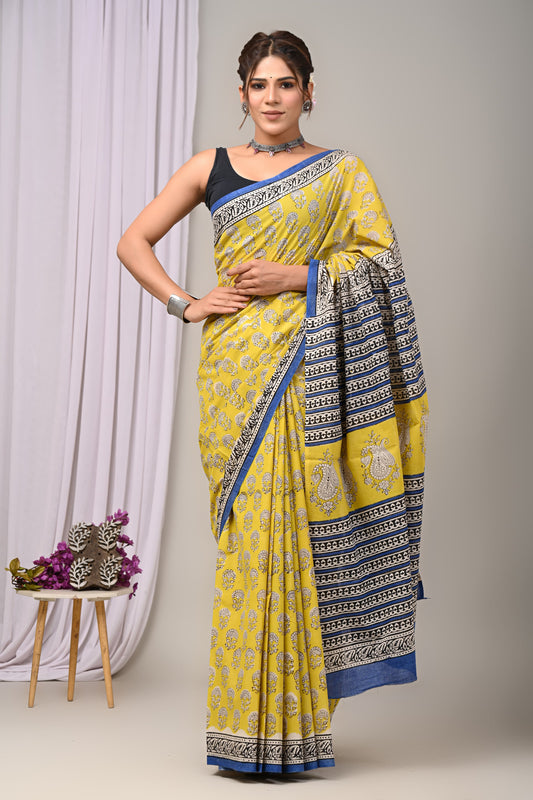 Mulmul Cotton Saree