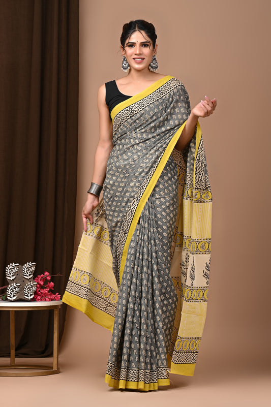 Mulmul Cotton Saree