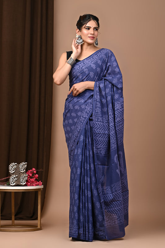 Mulmul Cotton Saree