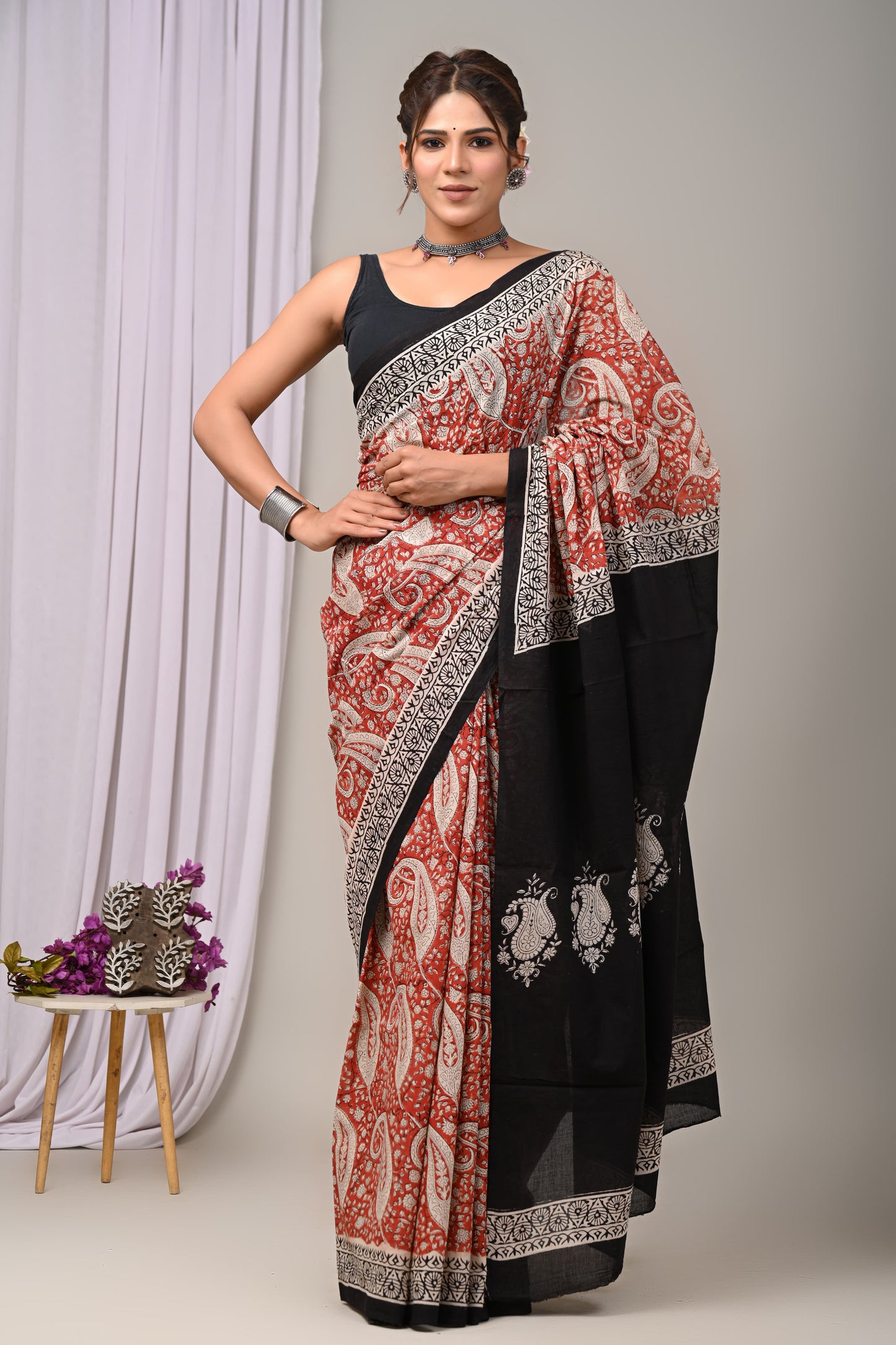 Mulmul Cotton Saree