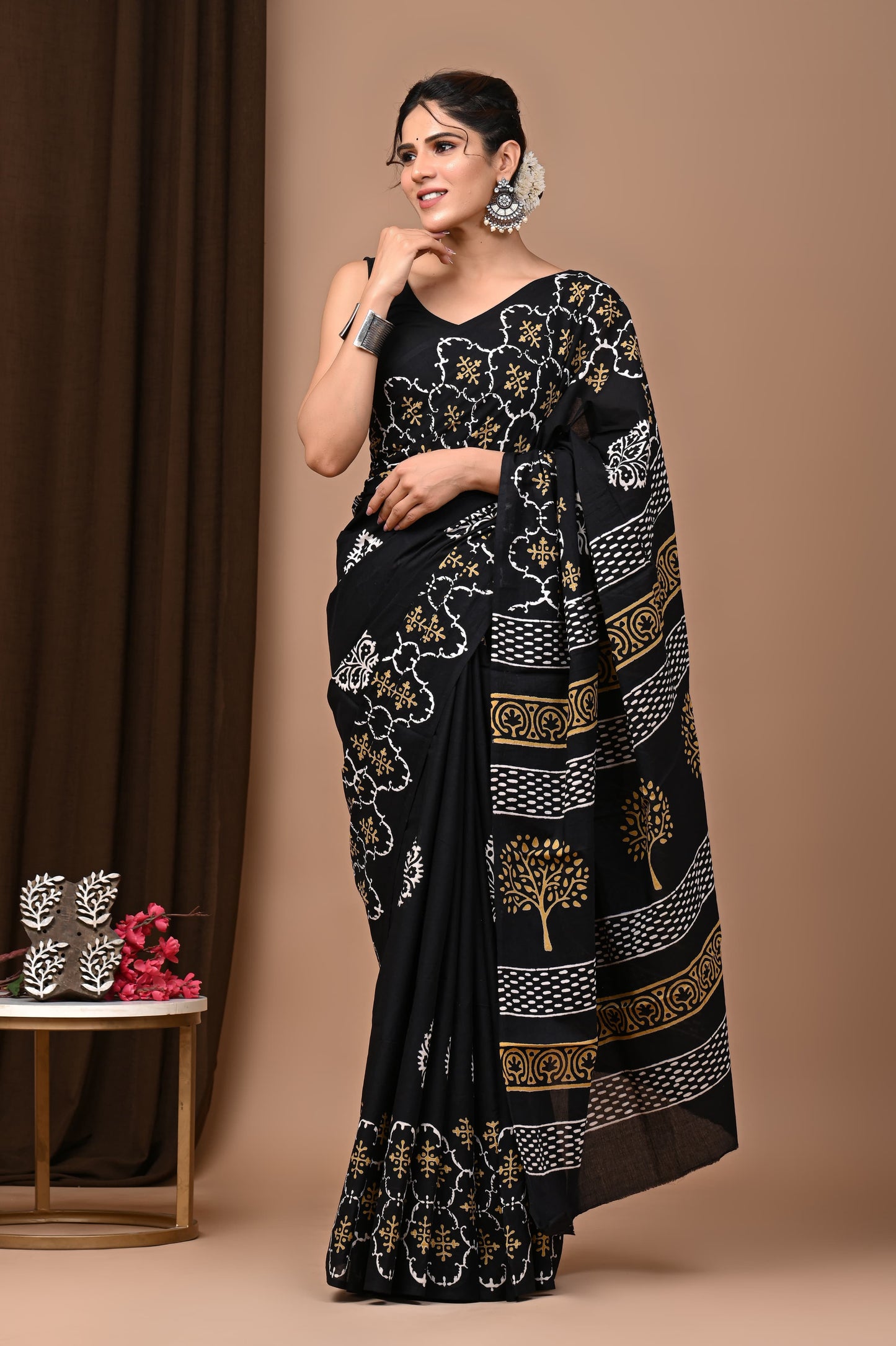 Mulmul Cotton Saree