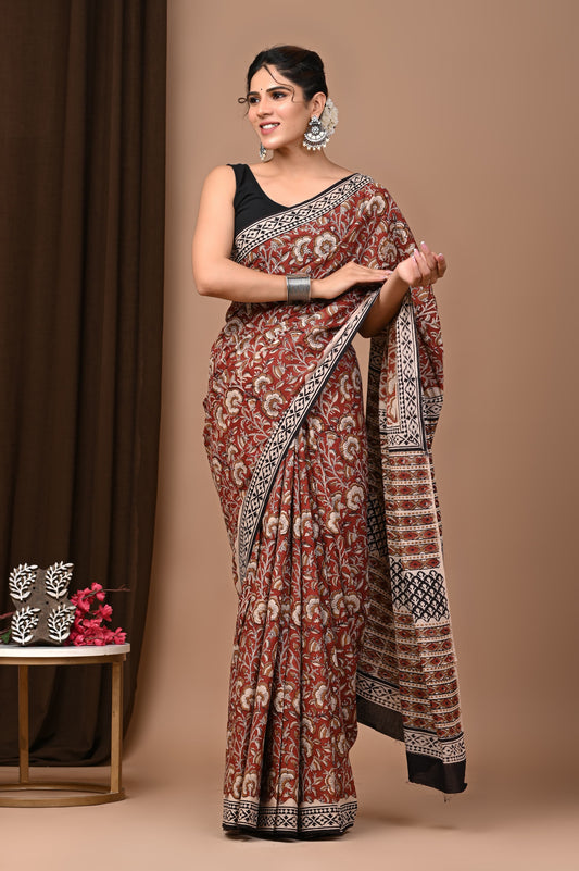 Mulmul Cotton Saree