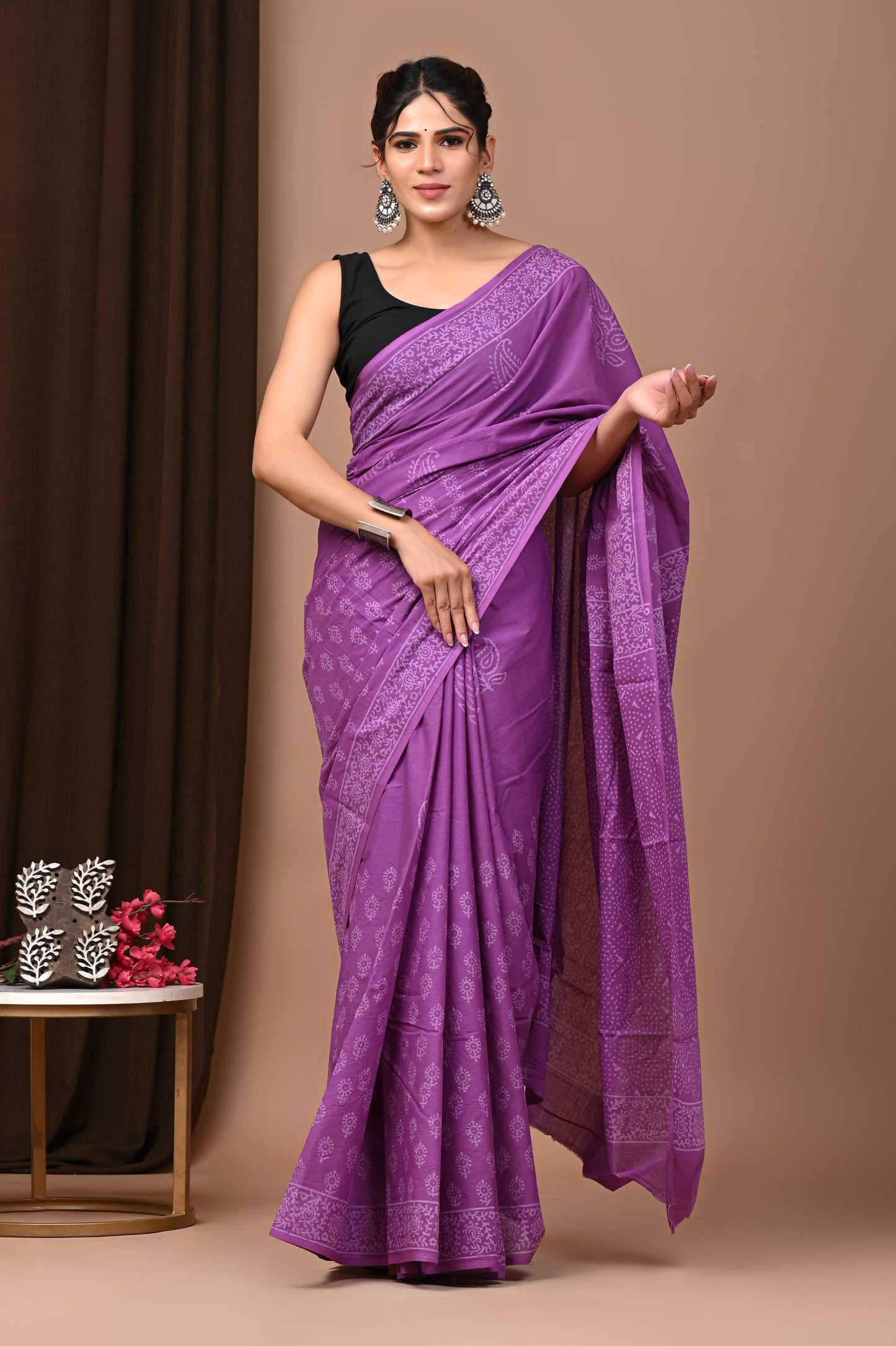 Mulmul Cotton Saree