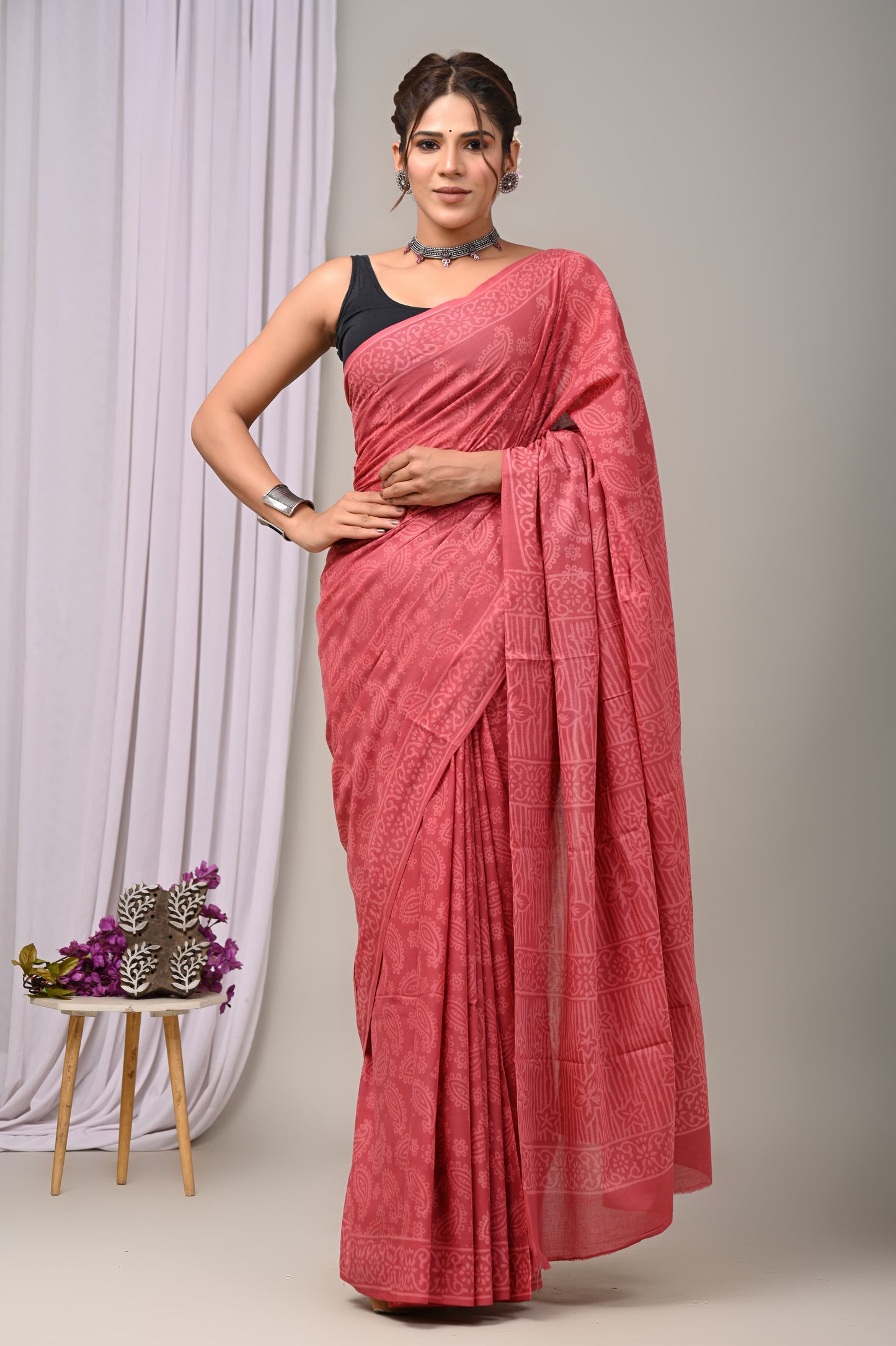 Mulmul Cotton Saree