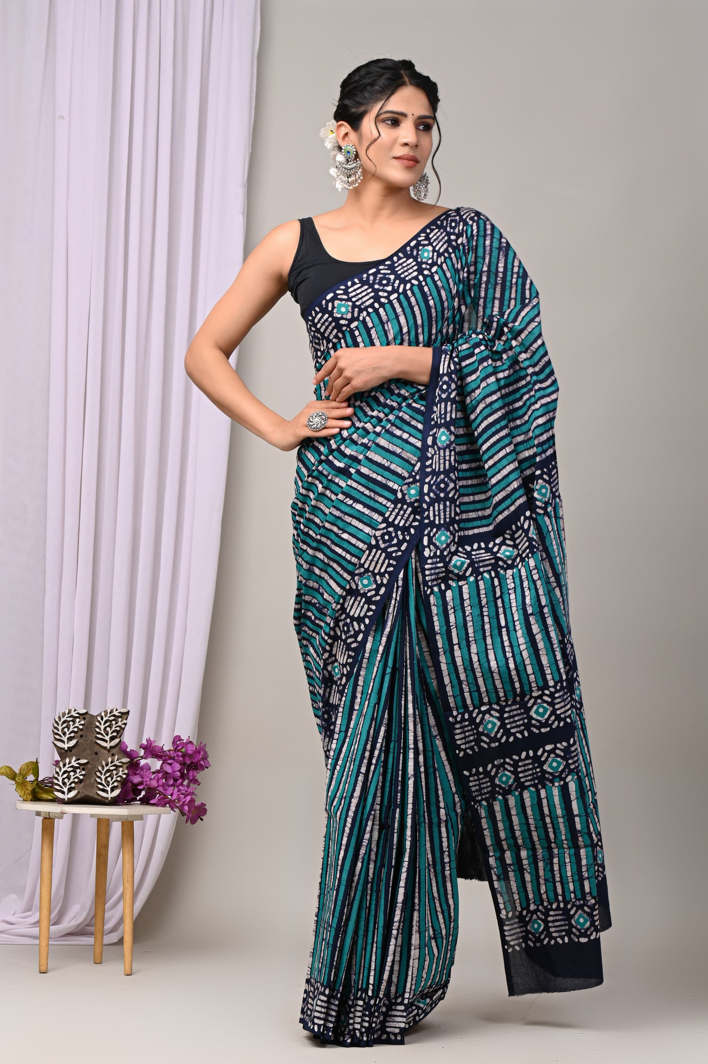 Mulmul Cotton Saree