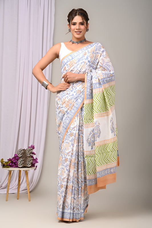 Mulmul Cotton Saree