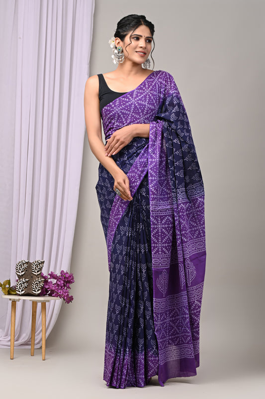 Mulmul Cotton Saree