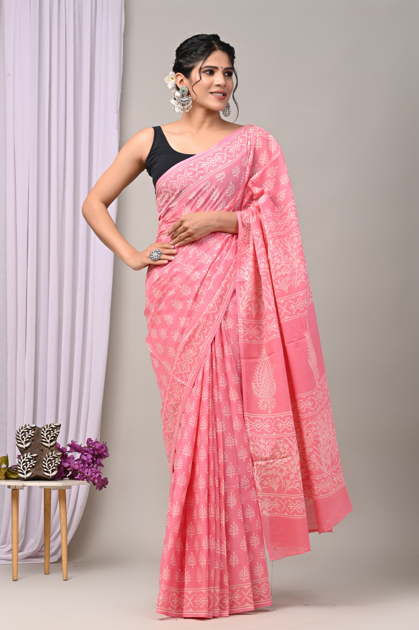 Mulmul Cotton Saree