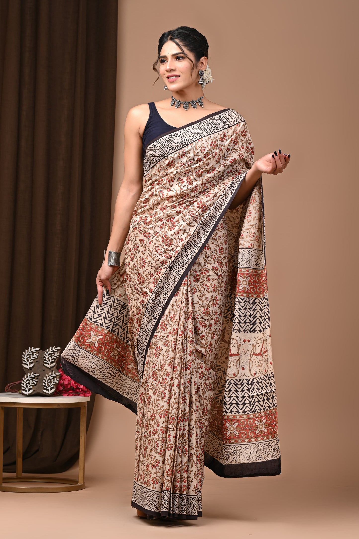 Mulmul Cotton Saree