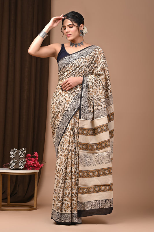 Mulmul Cotton Saree