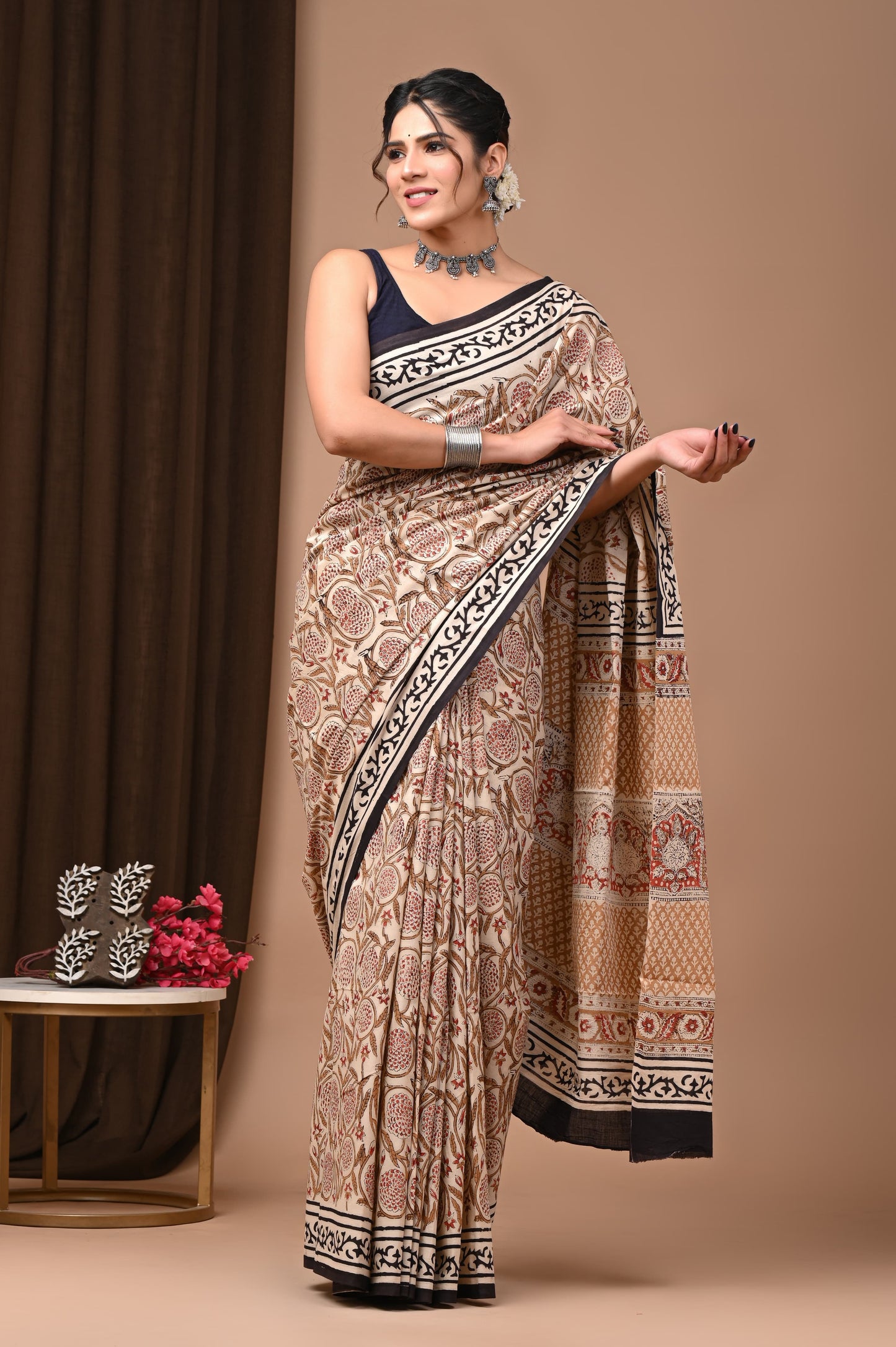 Mulmul Cotton Saree