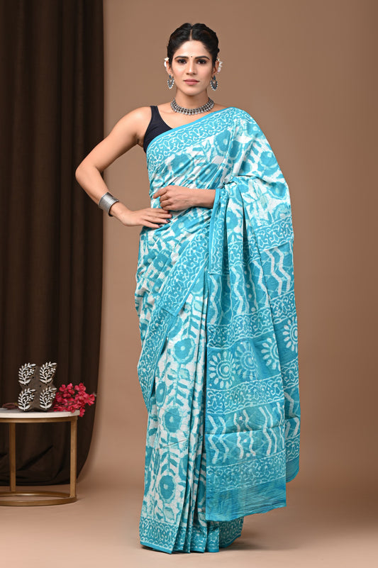 Mulmul Cotton Saree