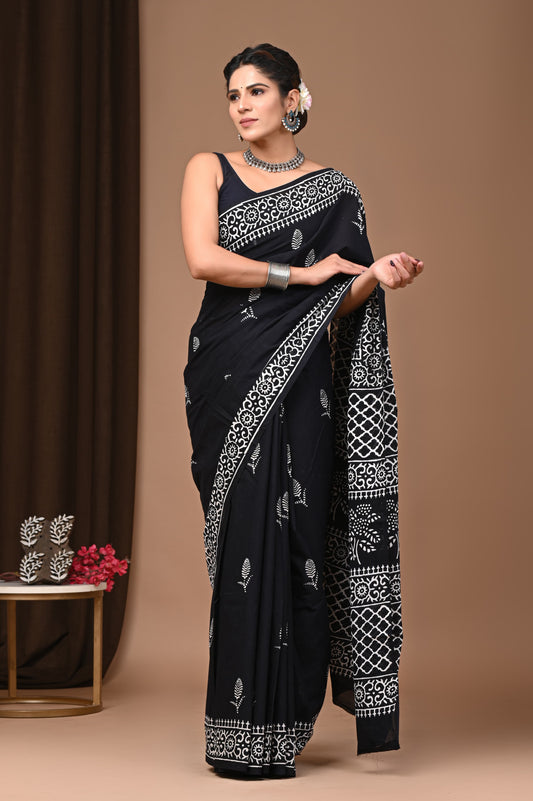 Mulmul Cotton Saree