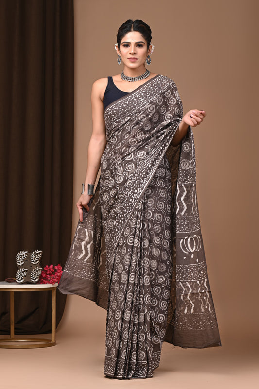 Mulmul Cotton Saree