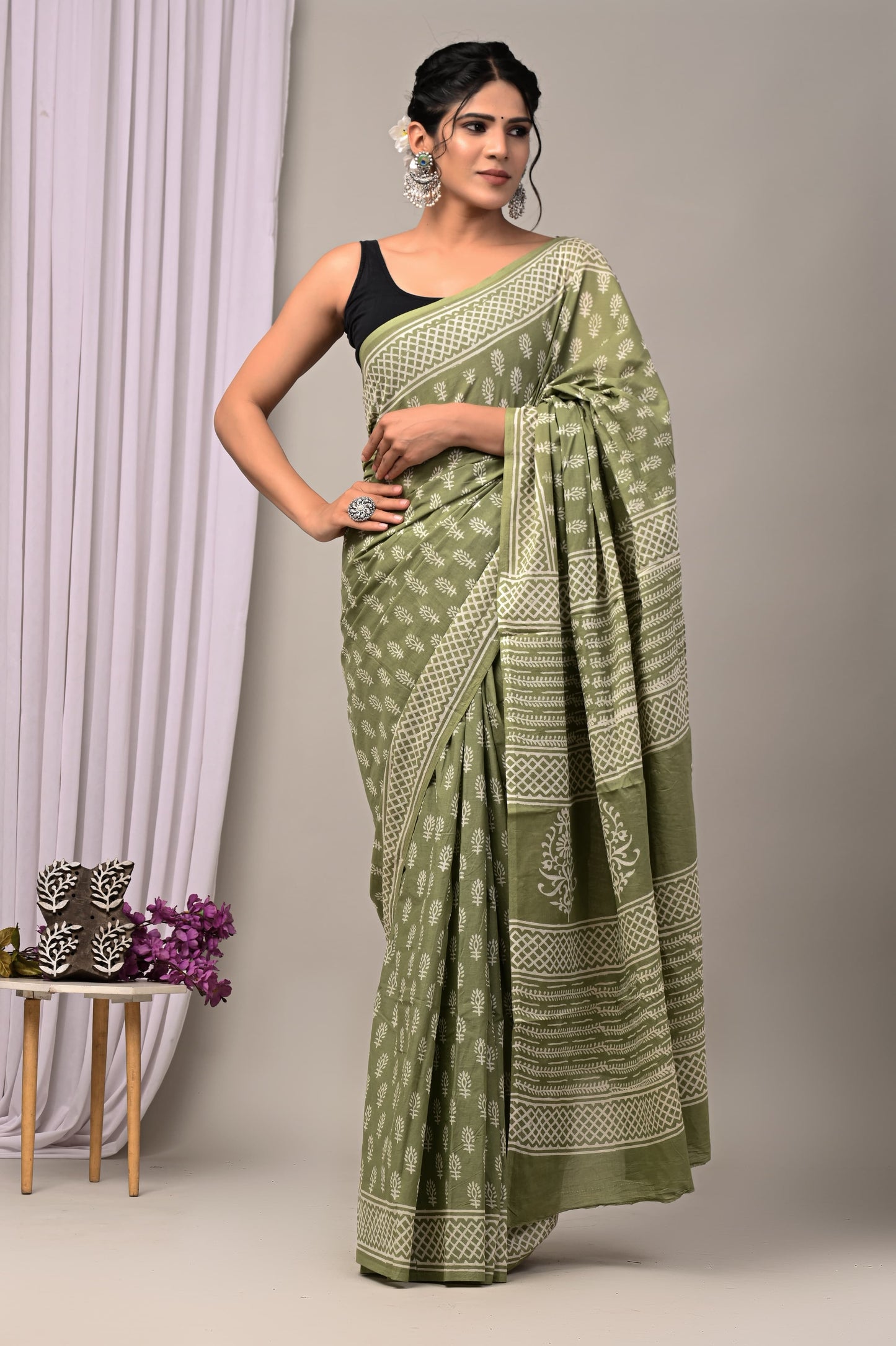 Mulmul Cotton Saree