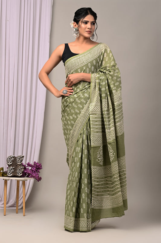 Mulmul Cotton Saree