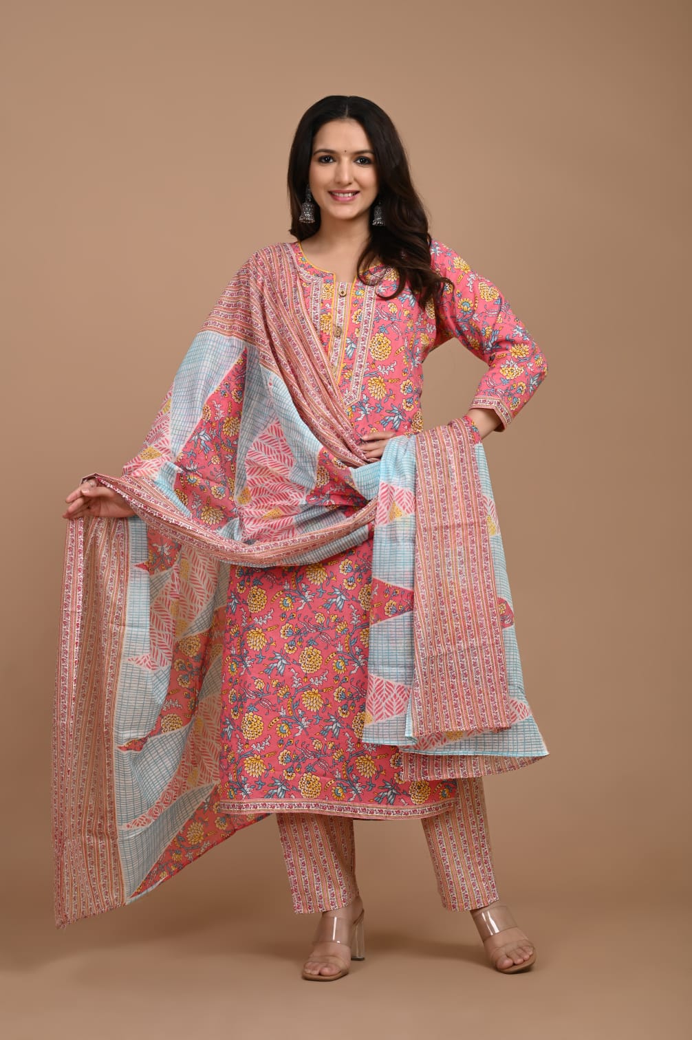 Suit Set with Dupatta