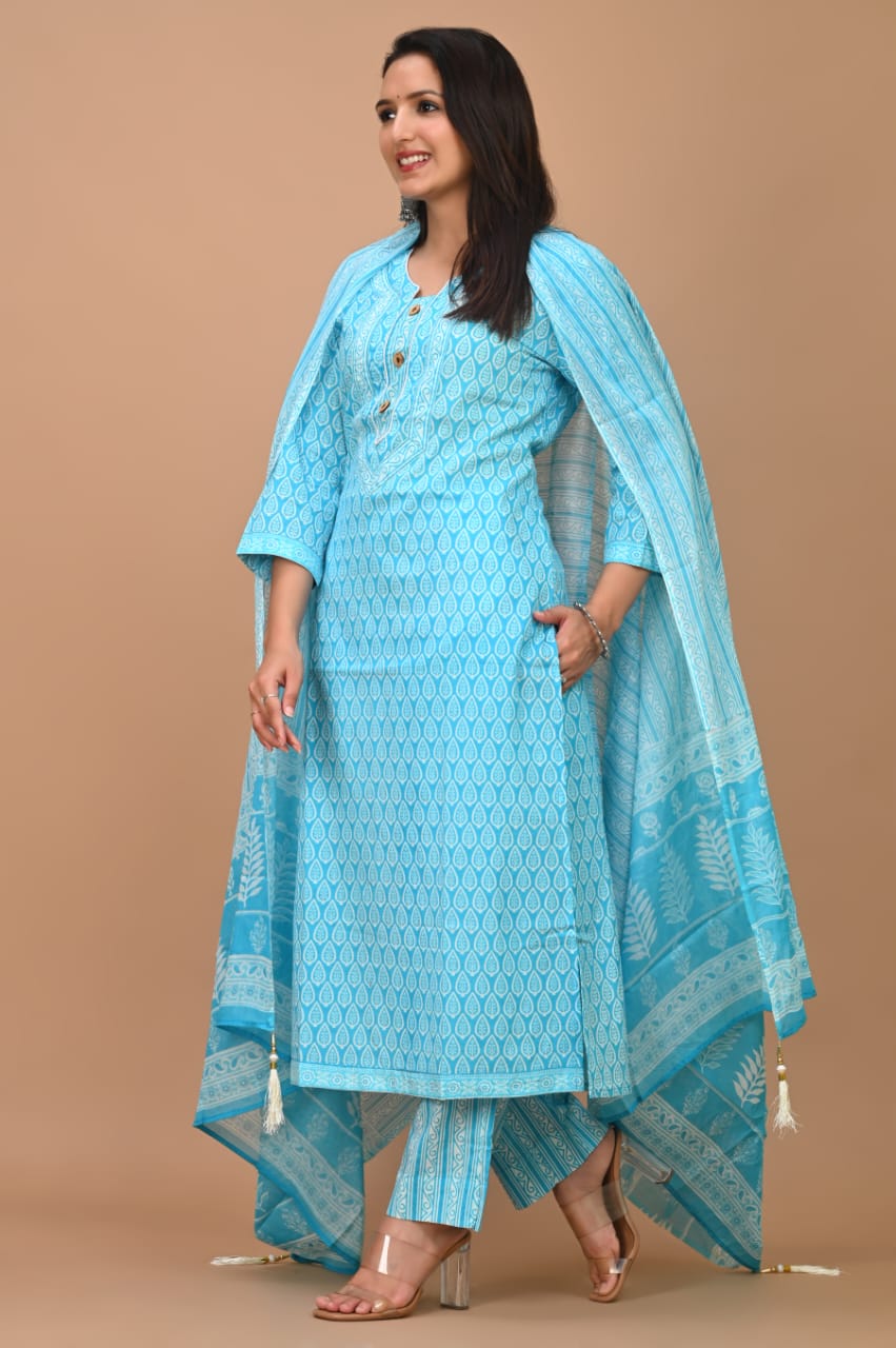 Suit Set with Dupatta