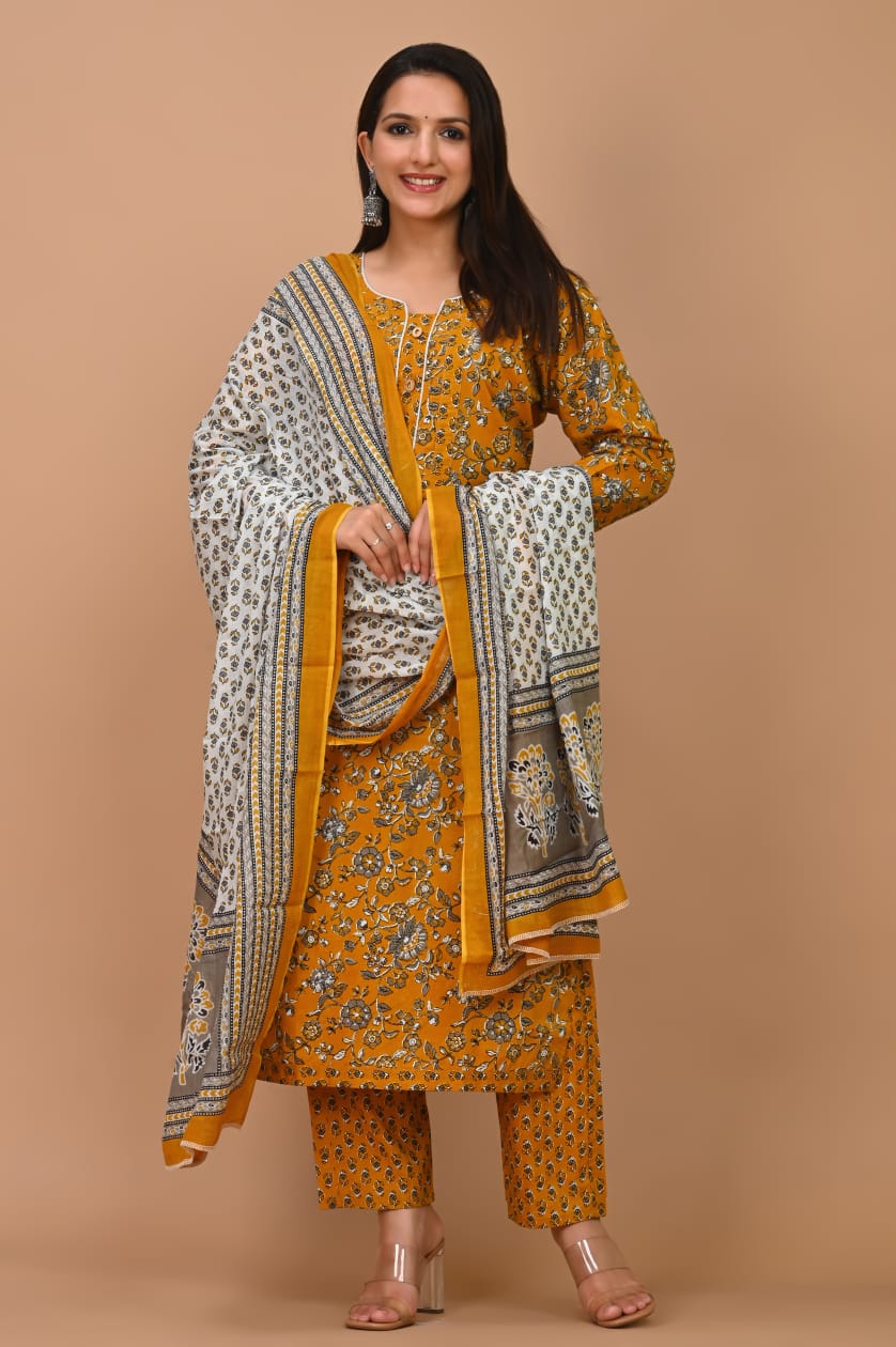 Suit Set with Dupatta