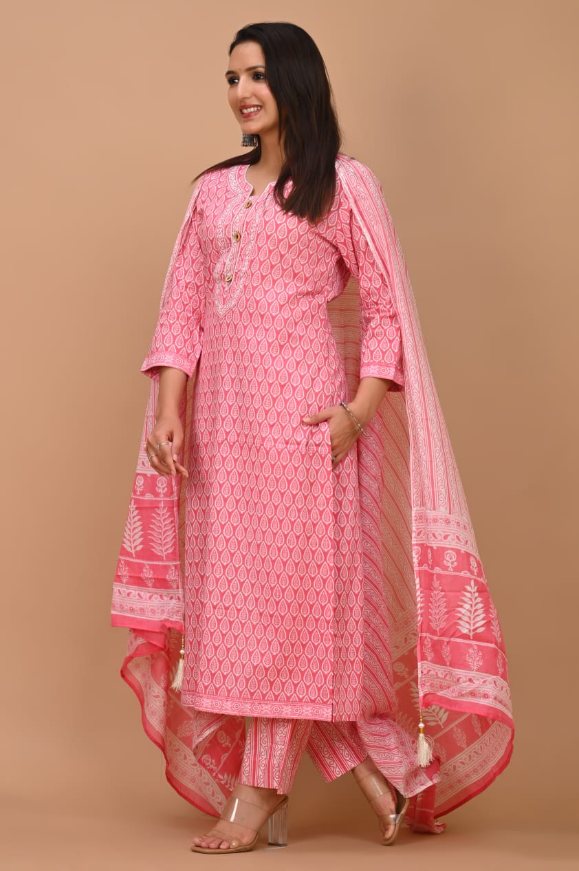 Suit Set with Dupatta