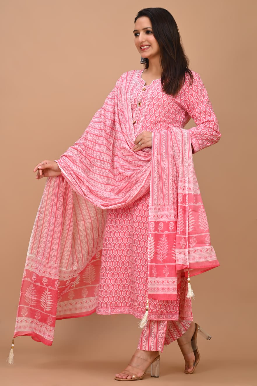 Suit Set with Dupatta