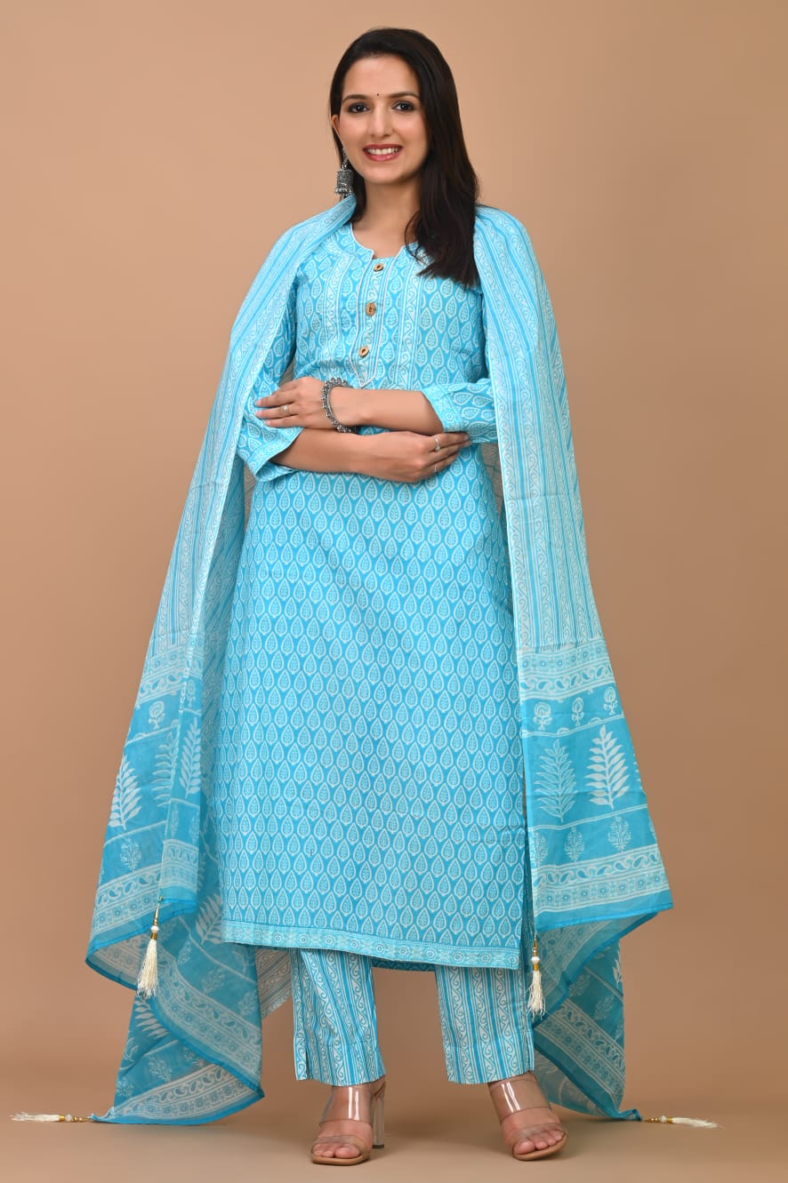 Suit Set with Dupatta