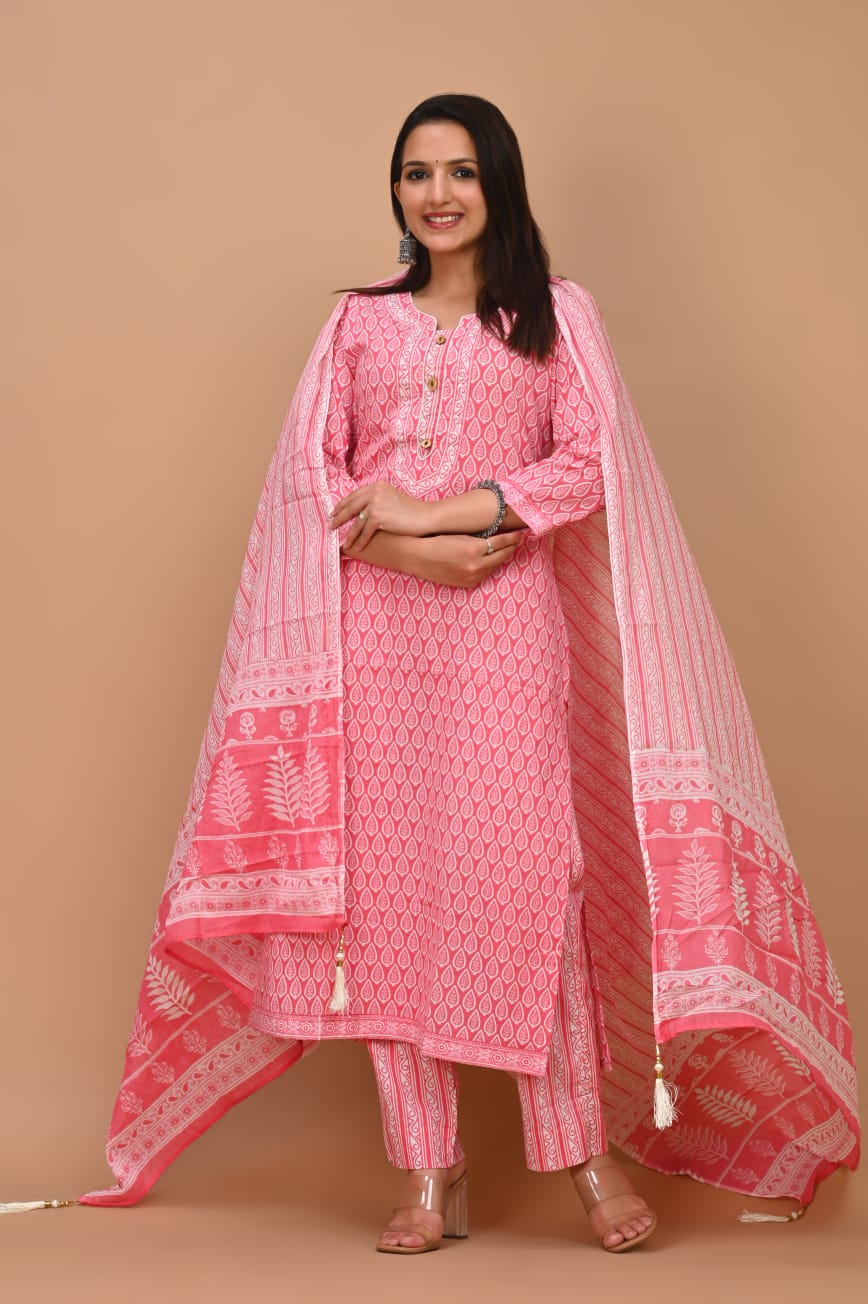 Suit Set with Dupatta