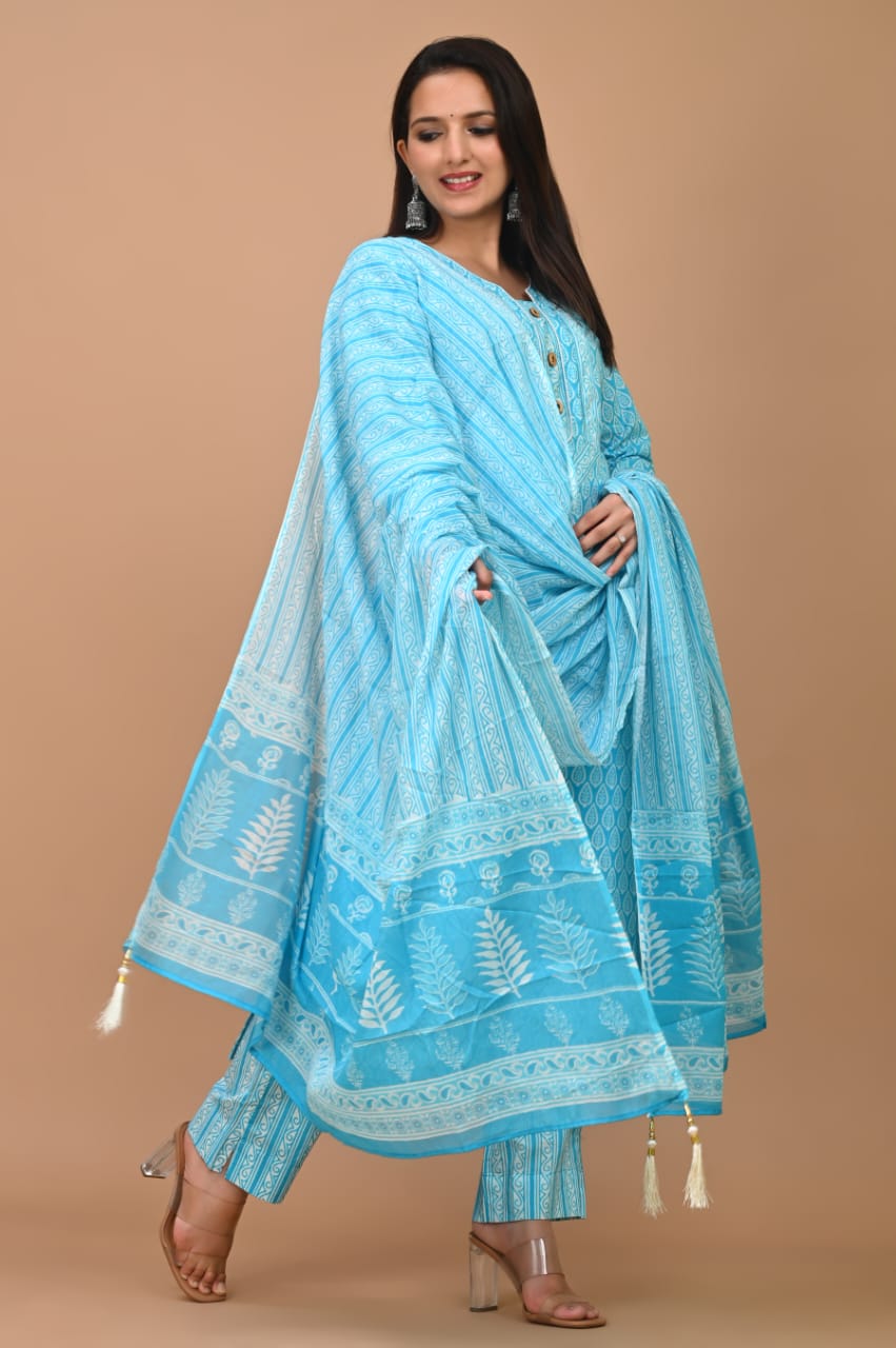 Suit Set with Dupatta