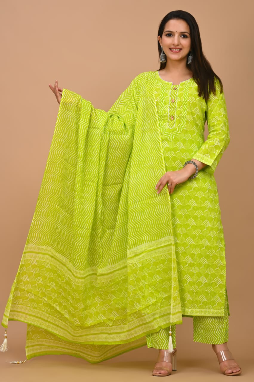 Suit Set with Dupatta