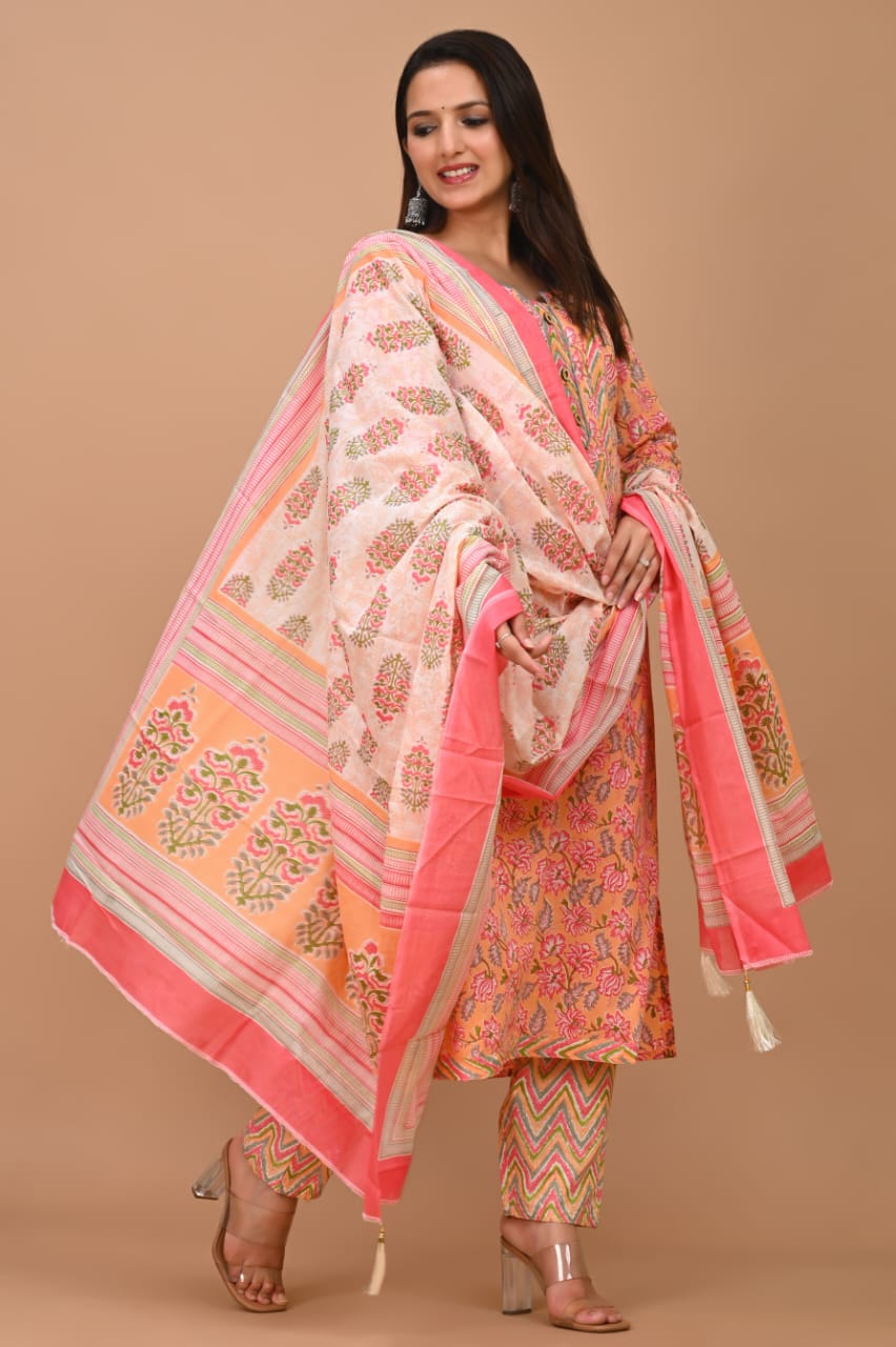 Suit Set with Dupatta