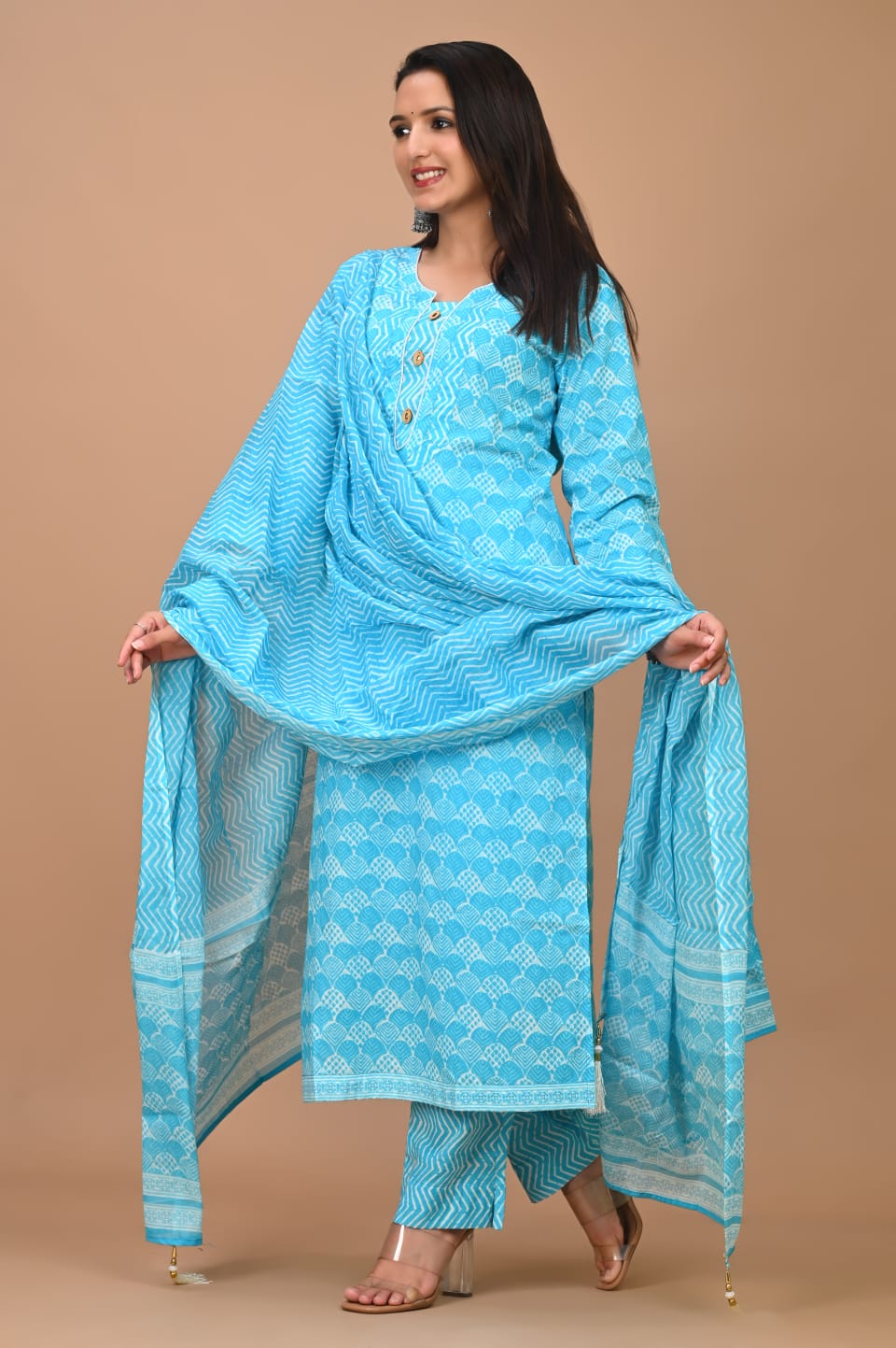 Suit Set with Dupatta