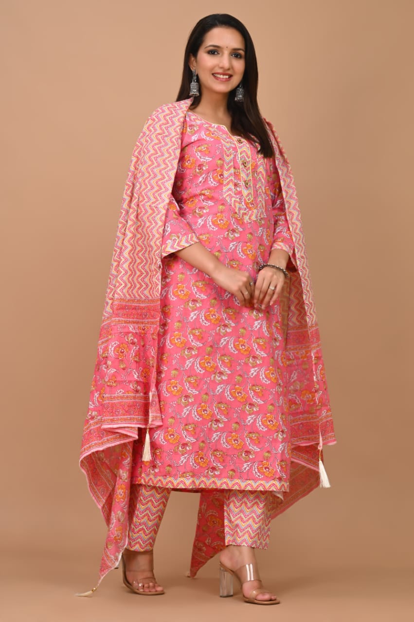 Suit Set with Dupatta