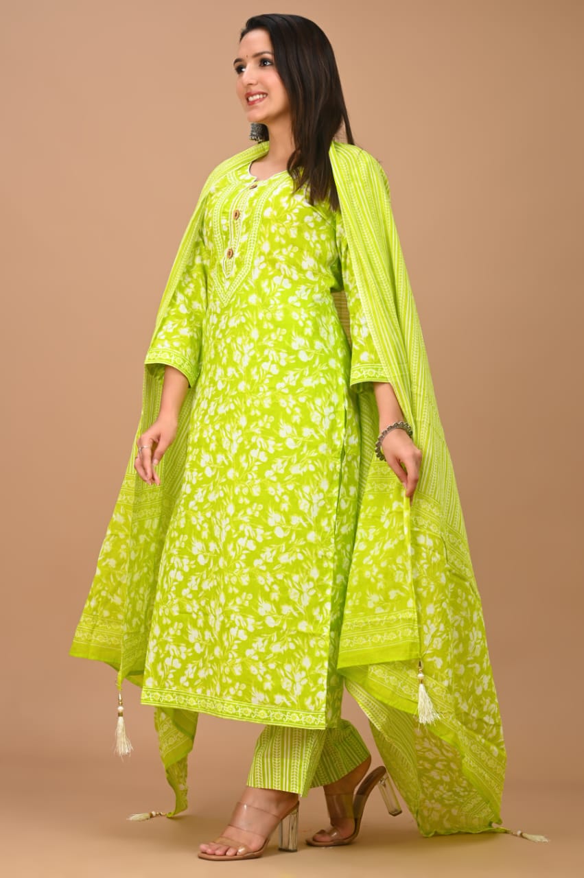 Suit Set with Dupatta