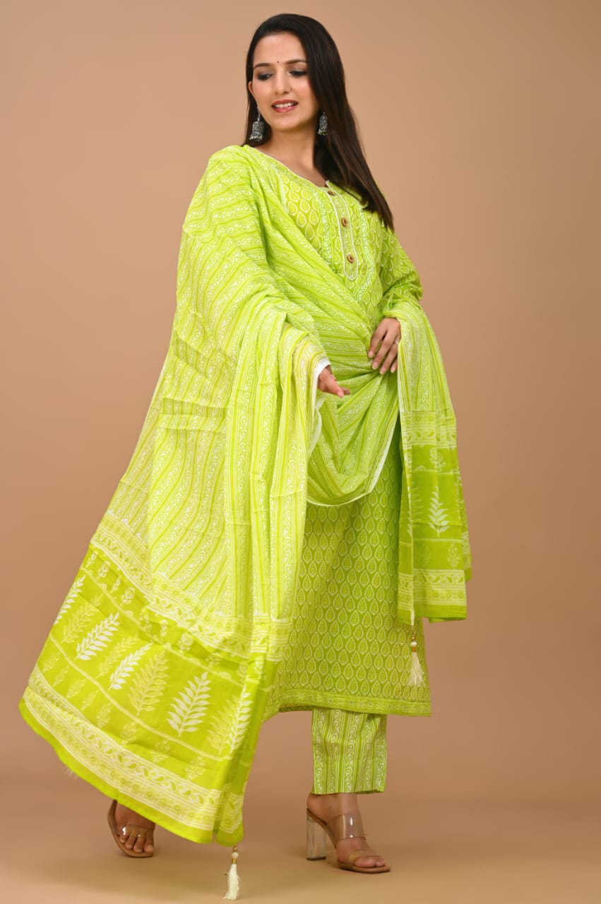 Suit Set with Dupatta