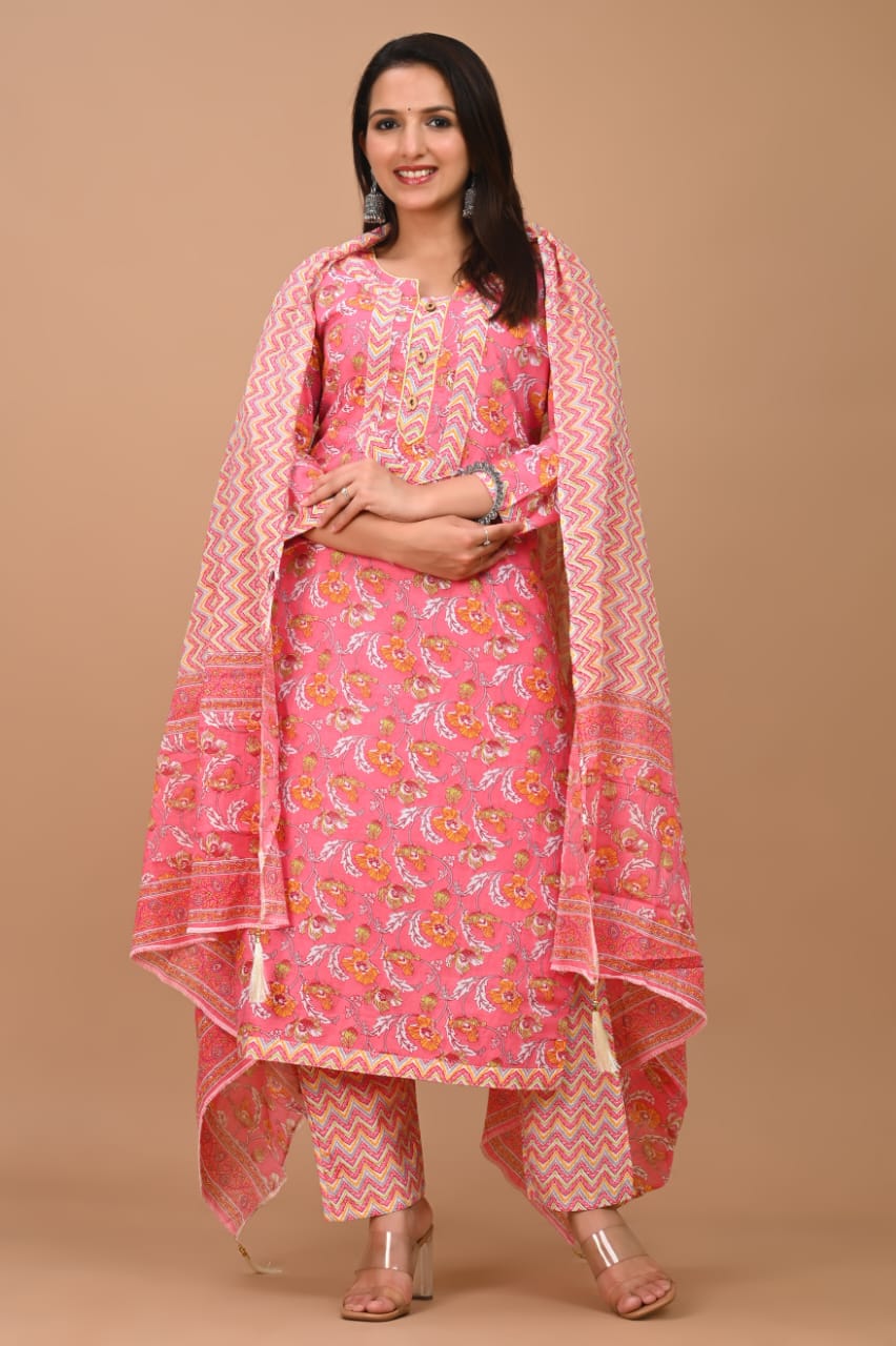 Suit Set with Dupatta