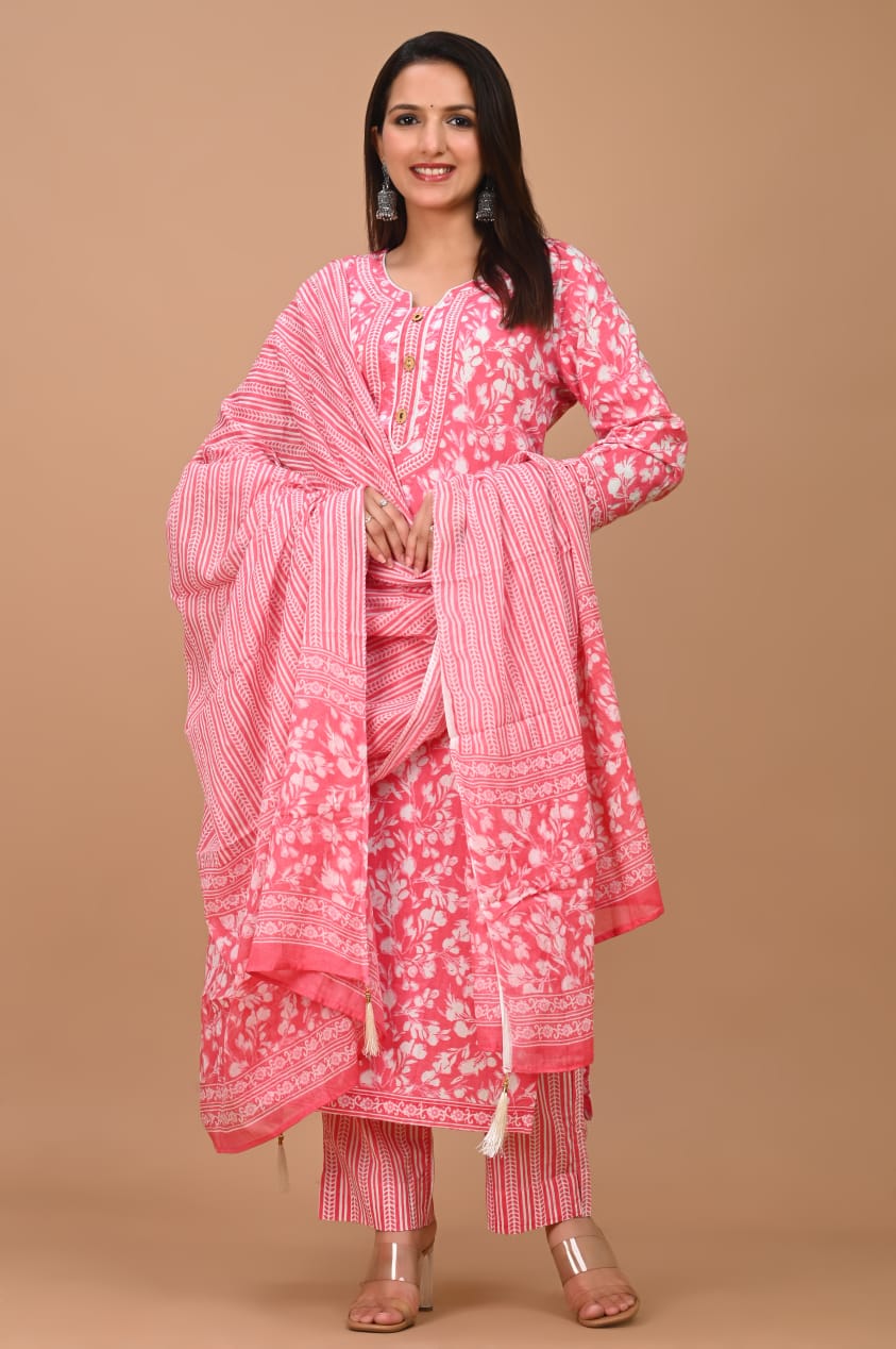 Suit Set with Dupatta