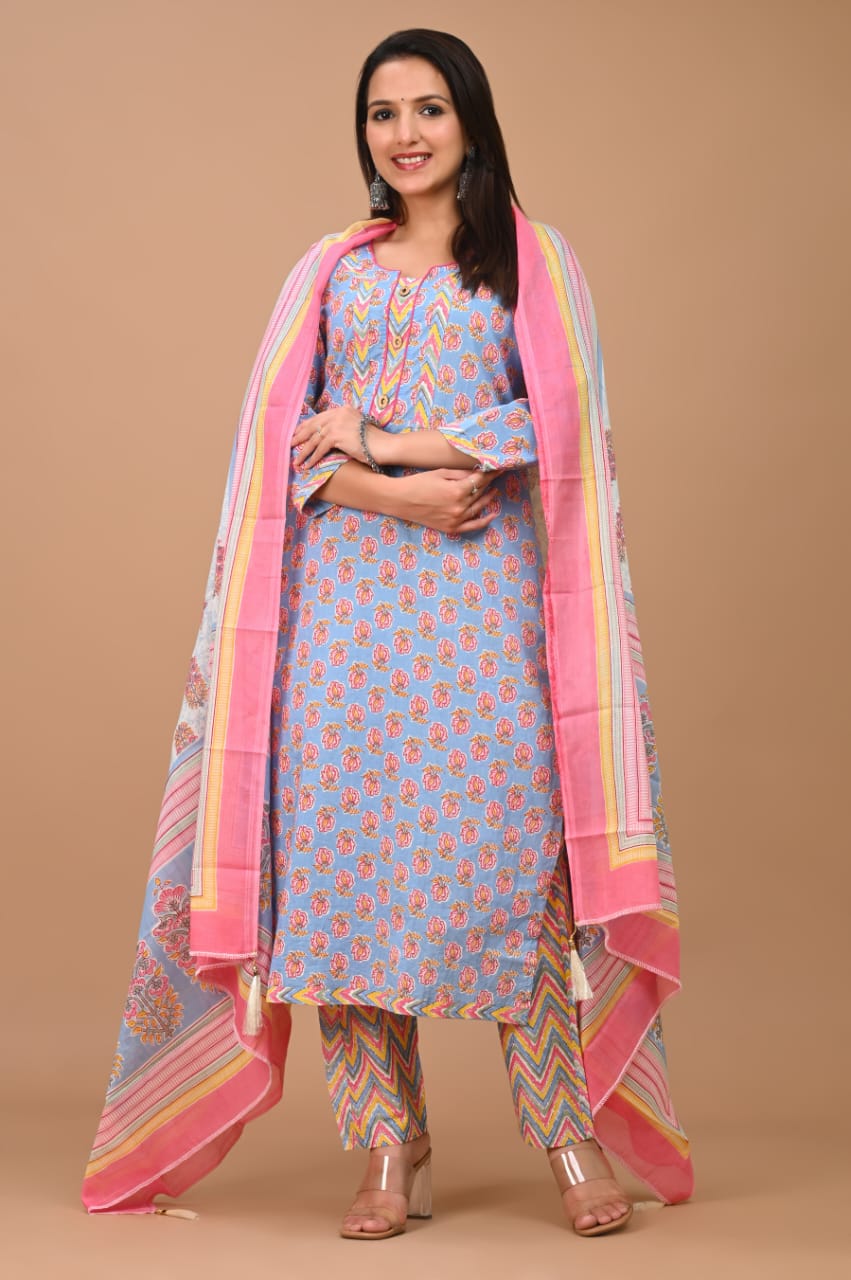 Suit Set with Dupatta