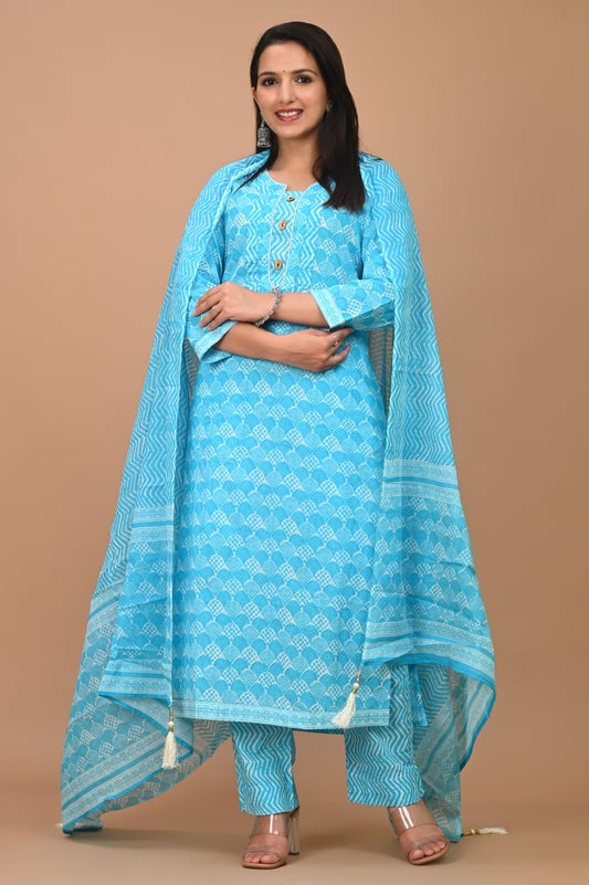 Suit Set with Dupatta