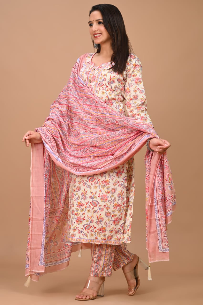 Suit Set with Dupatta