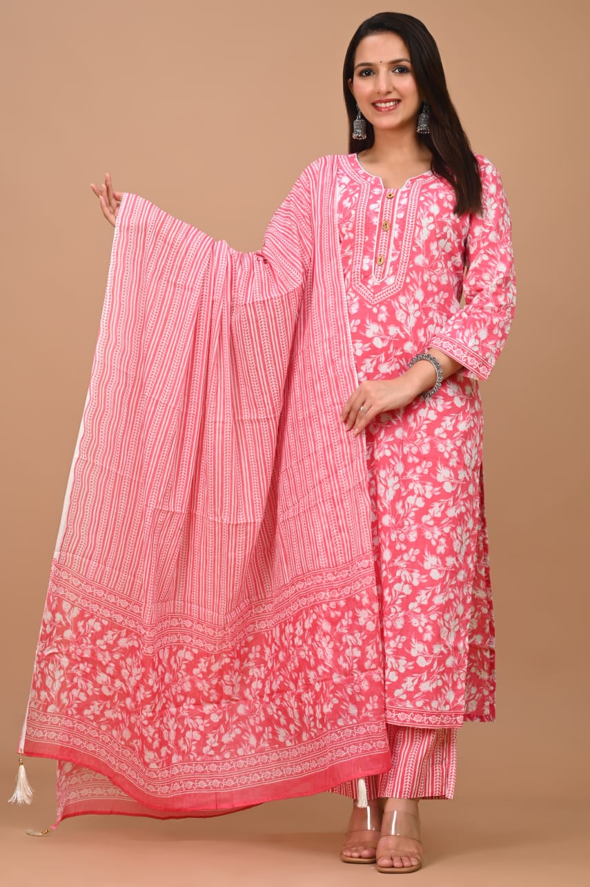 Suit Set with Dupatta