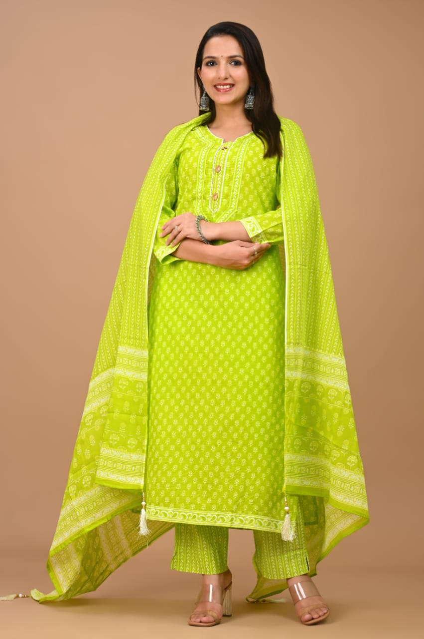 Suit Set with Dupatta