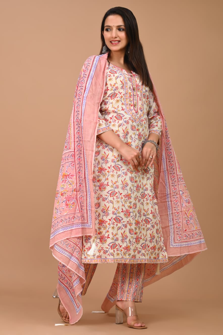 Suit Set with Dupatta